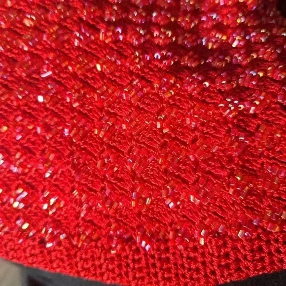 Crotchet beaded drawstring bag - Picture 8 of 8